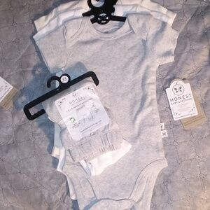 #1 Request For New Parents 100% Organic Onesies & Footed Harem Pants Baby Shower